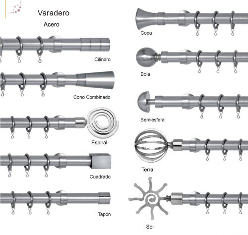 Barras para cortinas en Zaragoza